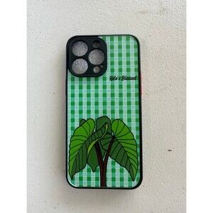 NWOT Hawaiian Hilo's Blessed Green Palaka Kalo Plant iPhone 14 Pro Max Case